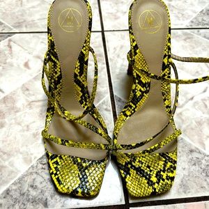 Snake print Heels